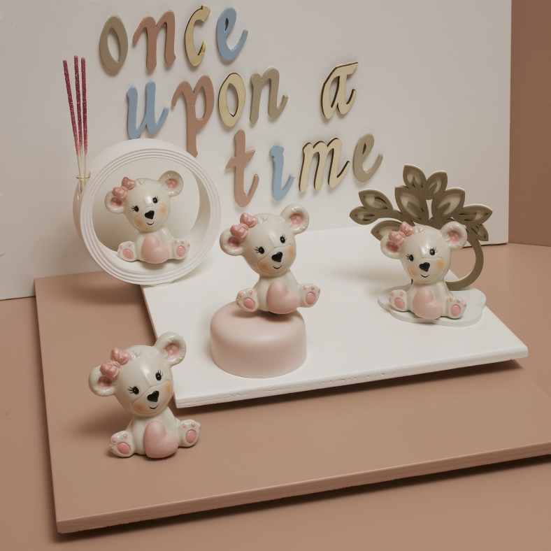 Bomboniere e partecipazioni CLARALUNA ONCE UPON A TIME - ORSO ROSA E AZZURRO 1
